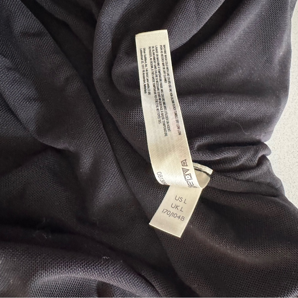 Free People Black Sleeveless Drape Bodysuit - L - Picture 8 of 8